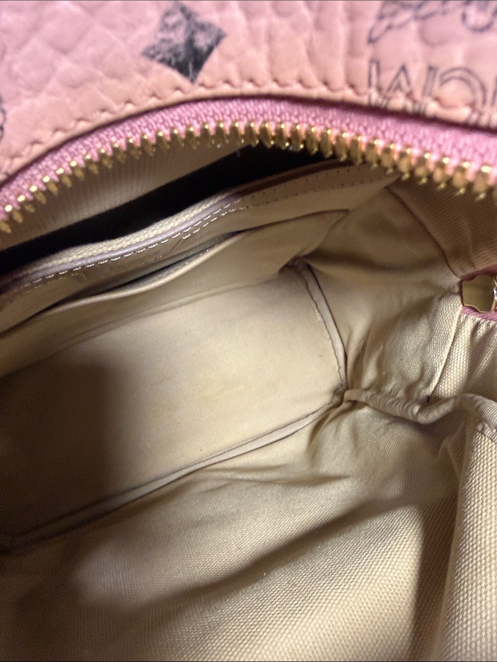 MCM X-Mini Stark Backpack in Pink Visetos – Rare Rabbit Edition - Picture 12 of 13